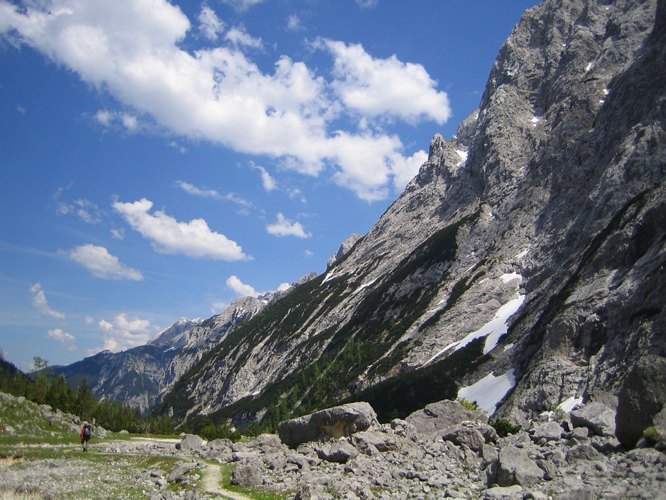 Zugspitze via Höllental: Rheintal Zugspitze via Höllental: Rheintal