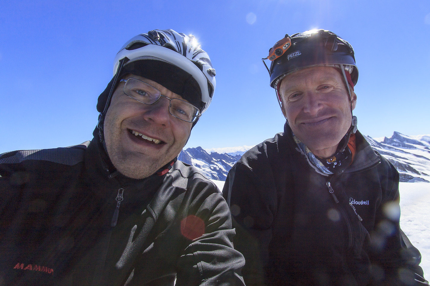 Dan and Dan on the summit of the Eiger (keywords: Dan, Eiger, Mittellegigrat, summit, Daniel, climber, alpinist, climber, mountaineer, climber, Kletterer, climber, Bergsteiger) Dan and Dan on the summit of the Eiger (keywords: Dan, Eiger, Mittellegigrat, summit, Daniel, climber, alpinist, climber, mountaineer, climber, Kletterer, climber, Bergsteiger)